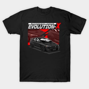 MITSUBISHI LANCER EVOLUTION-X (BLACK) T-Shirt